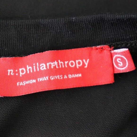 n:Philanthropy Black Sleeveless Maxi Tank Dress Size S - Picture 9 of 11